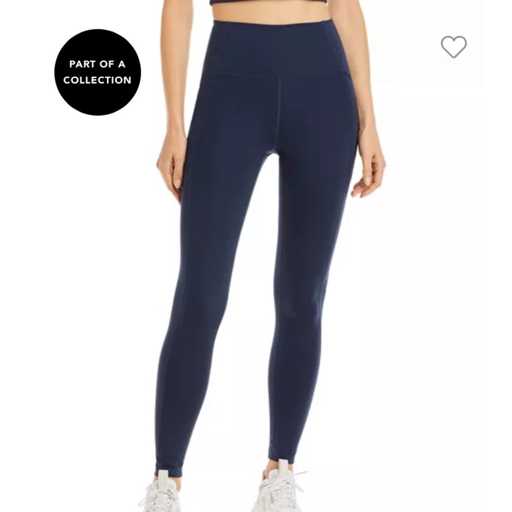 Girlfriend collective navy leggings